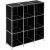 viasit Sideboard System4, 537779 schwarz 115,4 x 40,4 x 118,2 cm
