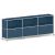 viasit Sideboard System4, 214925 violettblau 1 Fachboden 230,1 x 42,6 x 86,7 cm
