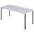 HAMMERBACHER YS19 höhenverstellbarer Schreibtisch beton rechteckig, 4-Fuß-Gestell grau 180,0 x 80,0 cm