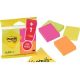 3 + 1 GRATIS: Post-it® Super Sticky Notes 653 Haftnotizen Standard farbsortiert 3 Blöcke + GRATIS 1 Blöcke