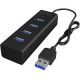 RaidSonic ICY BOX® USB-Hub IB-HUB1409-U3 4-fach schwarz