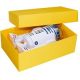 BUNTBOX XL Geschenkboxen 8,6 l gelb 34,0 x 22,0 x 11,5 cm