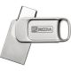 MyMEDIA USB-Stick MyDual USB Drive silber 64 GB
