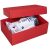 BUNTBOX XL Geschenkboxen 8,6 l rot 34,0 x 22,0 x 11,5 cm