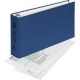 VELOFLEX Bankringbuch 2-Ringe blau 4,5 cm DIN A6 quer