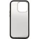 WOODCESSORIES Clear Case Handy-Cover für Apple iPhone 14 Pro transparent, schwarz