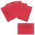 10 FolderSys Dokumententaschen DIN A4 rot glatt 0,20 mm