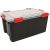 IRIS Ohyama AT-L BkR/C/D.Red Aufbewahrungsbox 50,0 l schwarz, transparent, rot 29,0 x 59,0 x 29,0 cm