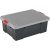 IRIS Ohyama DIY SK-230 Aufbewahrungsbox 25,0 l schwarz, grau, rot 38,5 x 59,0 x 18,0 cm