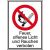 SafetyMarking® Verbotsaufkleber „Feuer, offenes Licht und Rauchen verboten“ rechteckig 13,1 x 18,5 cm