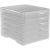 styro Schubladenbox styroswingbox light  transparent 275-8430.224, DIN C4 mit 5 Schubladen