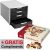 AKTION: office discount Schubladenbox  schwarz, DIN C4 mit  Schubladen + GRATIS Lambertz Compliments Gebäck 500,0 g