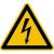 SafetyMarking® Warnaufkleber „Warnung vor elektrischer Spannung“ dreieckig 10,0 x 10,0 cm