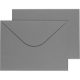BUNTBOX Briefumschläge DIN C4 ohne Fenster grau Steckverschluss 2 St.