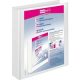10 VELOFLEX VELODUR® Präsentationsringbücher 2-Ringe weiß 4,0 cm DIN A4