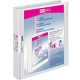 10 VELOFLEX VELODUR® Präsentationsringbücher 4-Ringe weiß 2,0 cm DIN A4