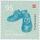 4 Österreichische Post 0,95 € Briefmarken ECO S „Trachtenschuhe – Tirol“ selbstklebend