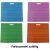 CON:P Kniekissen farbsortiert: grün, orange, pink, blau 30,0 x 35,0 cm