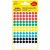 AVERY Zweckform Klebepunkte 3090 rot, weiß, grün, blau, gelb, schwarz Ø 8,0 mm