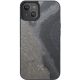 WOODCESSORIES Case Stone mit MagSafe Handy-Cover für Apple iPhone 13 stein, schwarz