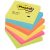 Post-it® Active Collection Haftnotizen Standard 654TFEN farbsortiert 6 Blöcke