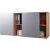 HAMMERBACHER Sideboard Haziender, V1780/6/S buche, silber 3 Fachböden 160,0 x 42,0 x 74,8 cm