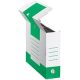 10 Cartonia Archivboxen weiß/grün 8,3 x 34,0 x 25,2 cm