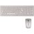 CHERRY DW 8000 Tastatur-Maus-Set kabellos weiß, silber