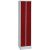 CP Schließfachschrank S 2000 Classic lichtgrau, rubinrot 80700-20, 10 Schließfächer 46,0 x 48,0 x 195,0 cm