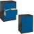 CP C 2000 Acurado Hängeregistraturschrank grau, blau 3 Schubladen 78,7 x 59,0 x 104,5 cm