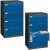 CP C 2000 Acurado Hängeregistraturschrank grau, blau 4 Schubladen 78,7 x 59,0 x 135,7 cm