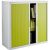 PAPERFLOW easyOffice Rollladenschrank weiß, grün ohne Fachböden 110,0 x 41,5 x 104,0 cm