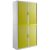 PAPERFLOW easyOffice Rollladenschrank weiß, grün ohne Fachböden 110,0 x 41,5 x 204,0 cm