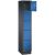 CP Schließfachschrank S 2000 Classic schwarzgrau, enzianblau 8020-105, 5 Schließfächer 32,0 x 50,0 x 180,0 cm