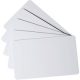 100 DURABLE DURACARD dünn Blanko-Plastikkarten weiß