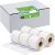 DYMO Endlosetikettenrolle für Etikettendrucker S0722430 weiß, 54,0 x 101,0 mm, 6 x 220 Etiketten