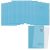 10 ELCO Sichthüllen Ordo transparent DIN A4 blau glatt 80 g/qm