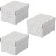 3 Esselte Home Aufbewahrungsboxen 6,5 l weiß 20,0 x 25,5 x 15,0 cm