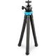 hama FlexPro Kamera-Stativ schwarz, blau max. Arbeitshöhe 27,0 cm