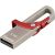 AKTION: hama USB-Stick Hook-Style rot, silber 8 GB