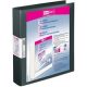 10 VELOFLEX VELODUR® Präsentationsringbücher 2-Ringe schwarz 4,6 cm DIN A4