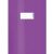 HERMA Heftumschlag mit Baststruktur lila Kunststoff DIN A4