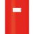 HERMA Heftumschlag mit Baststruktur rot Kunststoff DIN A4