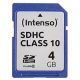 Intenso Speicherkarte SDHC-Card Class 10 4 GB