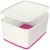 LEITZ MyBox Aufbewahrungsbox 18,0 l perlweiß/pink 38,5 x 31,8 x 19,8 cm