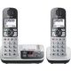 Panasonic KX-TGE522GS Schnurloses Telefon mit Anrufbeantworter silber