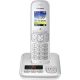 Panasonic KX-TGH720GG Schnurloses Telefon mit Anrufbeantworter silber