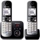 Panasonic KX-TG6822GB Schnurloses Telefon-Set mit Anrufbeantworter schwarz