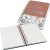 SIGEL Notizbuch mit Spirale Jolie® ca. DIN A5 punktraster, braun/beige Hardcover 240 Seiten