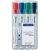 STAEDTLER Lumocolor Whiteboard-Marker farbsortiert 2,0 – 5,0 mm, 4 St.